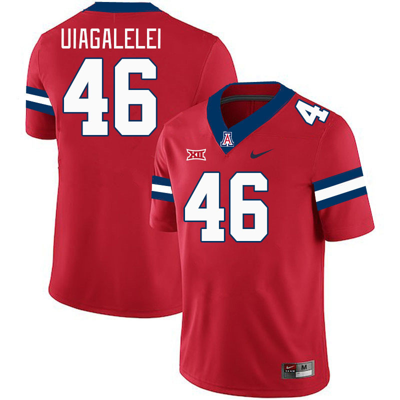 Men #46 Ta'ita'i Uiagalelei Arizona Wildcats Big 12 Conference College Football Jerseys Stitched-Red